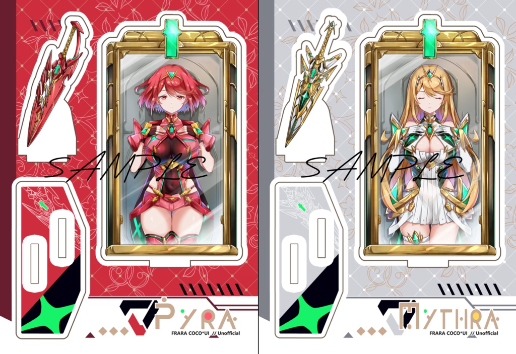 フレームアクリルスタンド「ホムラ/ヒカリ」【非公式】