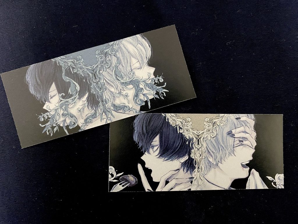 〔2種セット〕「テタテット」シネマサイズステッカー
