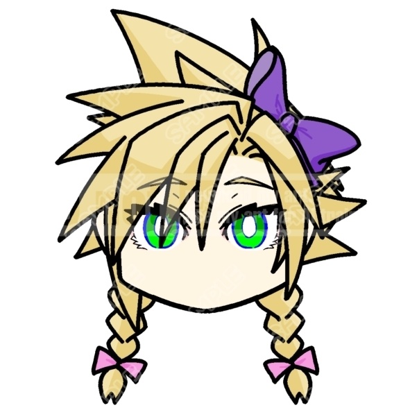 女装クラウドA ホログラムアクリルキーホルダー