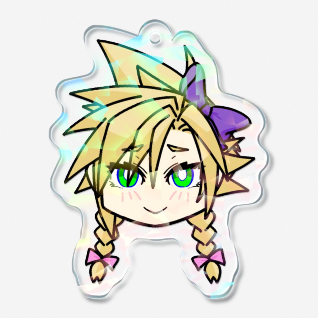 女装クラウドB ホログラムアクリルキーホルダー