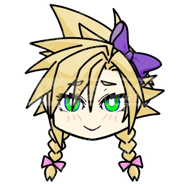 女装クラウドB ホログラムアクリルキーホルダー