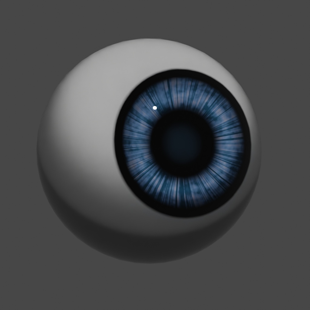 目 3Dモデル[ノードベース]