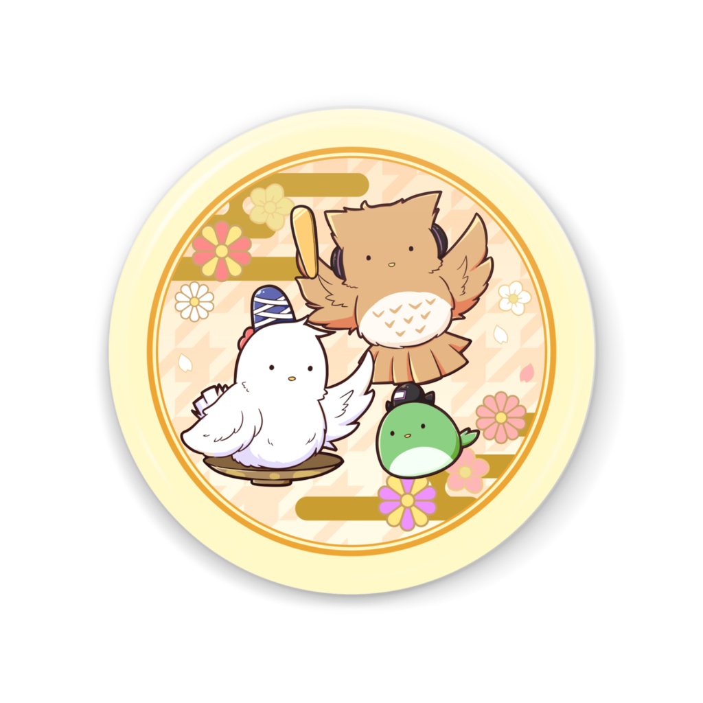 ゆるとうほう缶ミラー(56mm) 3種