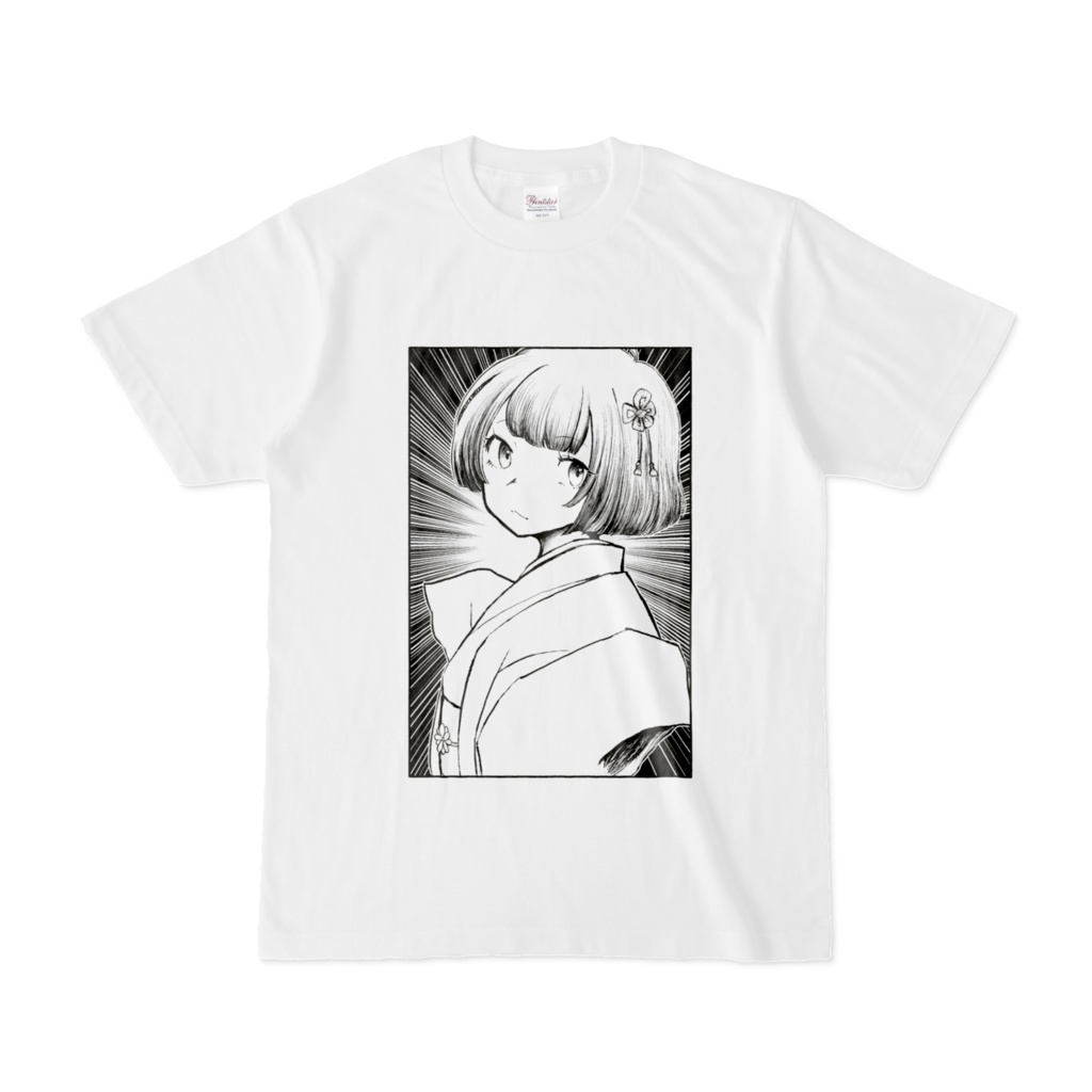 着物少女Tシャツ