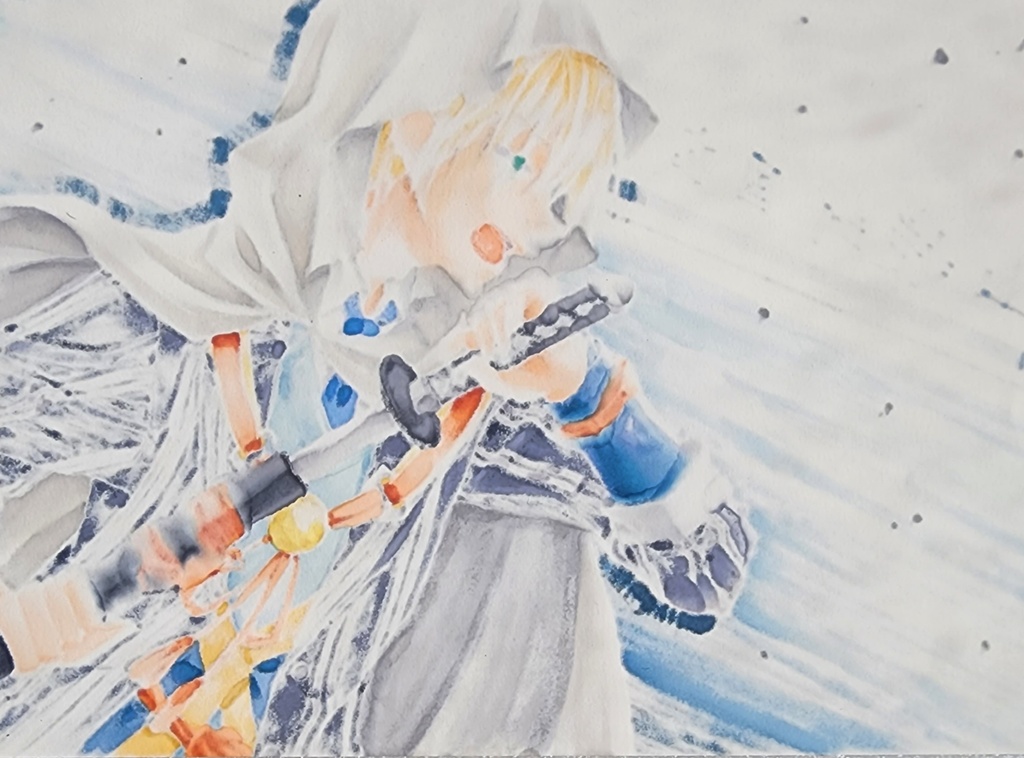 刀剣乱舞 山姥切国広 手描きイラスト