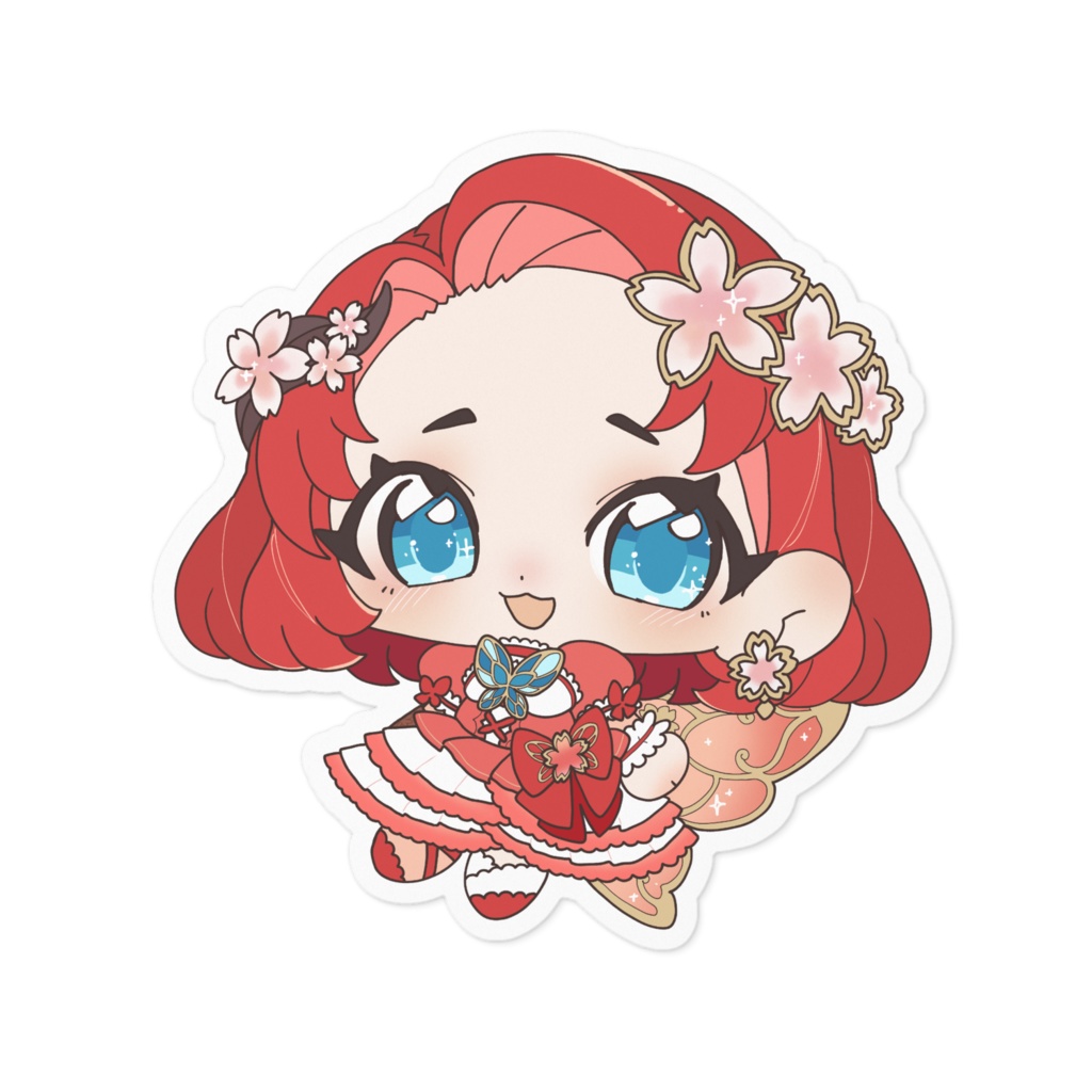 【常設】桜ノ宮ちぃちびキャラステッカー100㎜×100㎜
