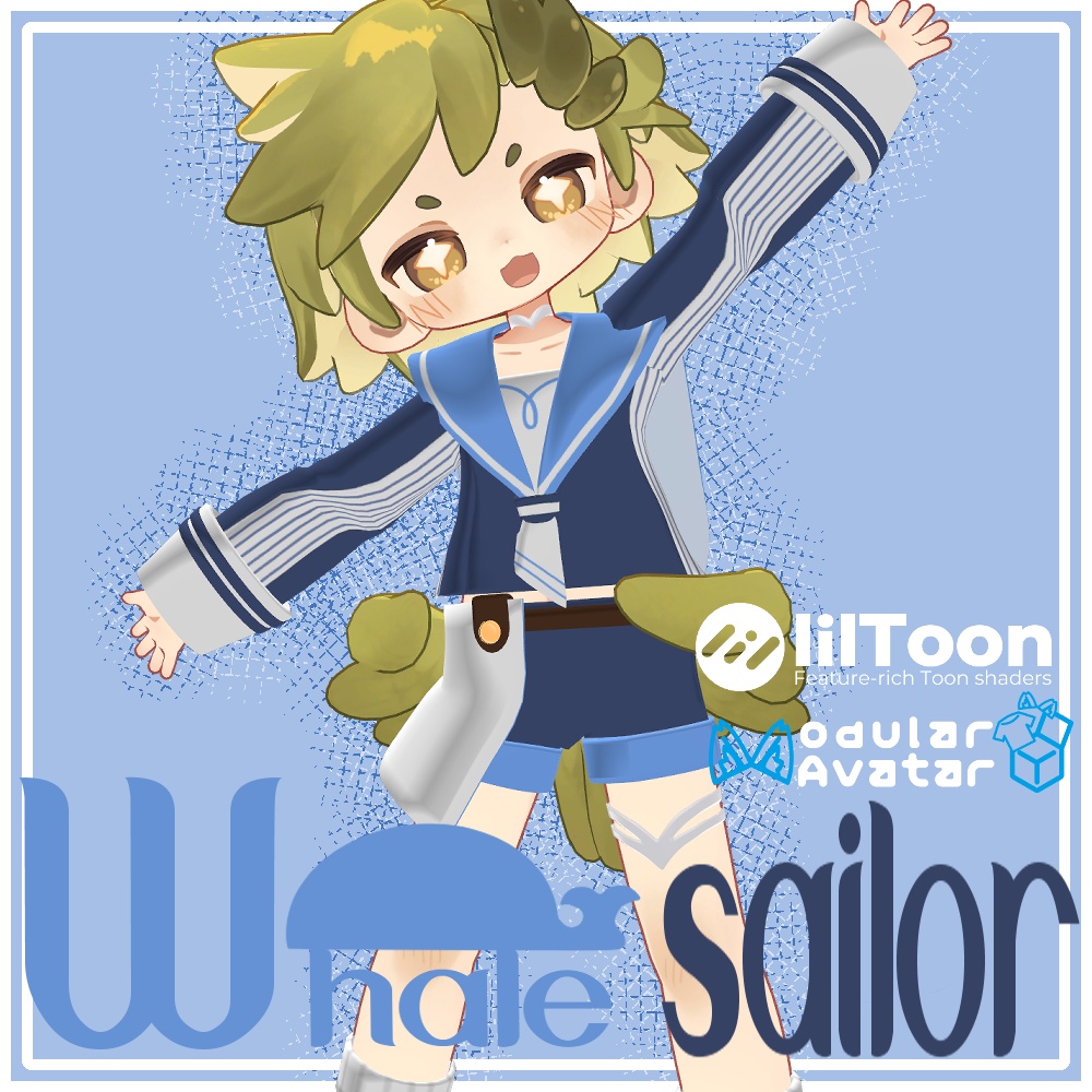 【まめふれんず対応衣装】Whale sailor【発売セール】