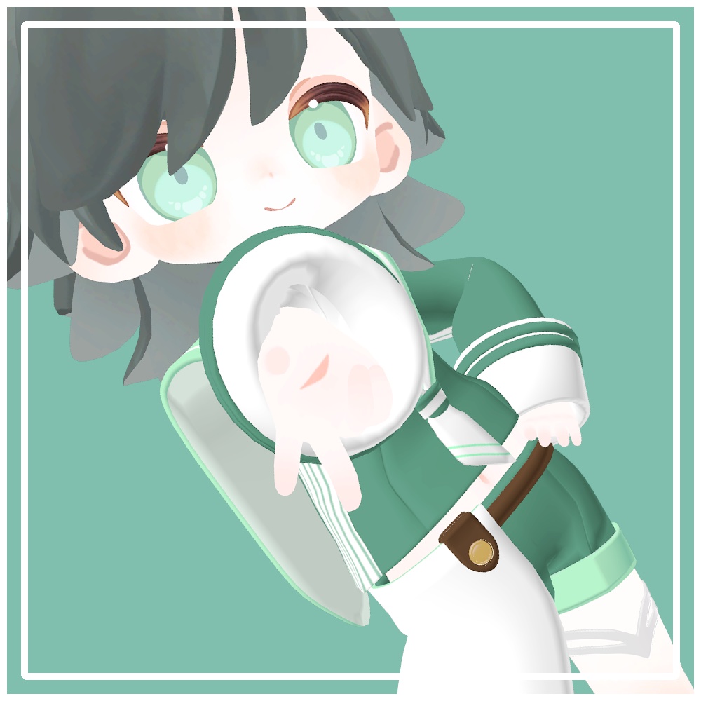 【まめふれんず対応衣装】Whale sailor