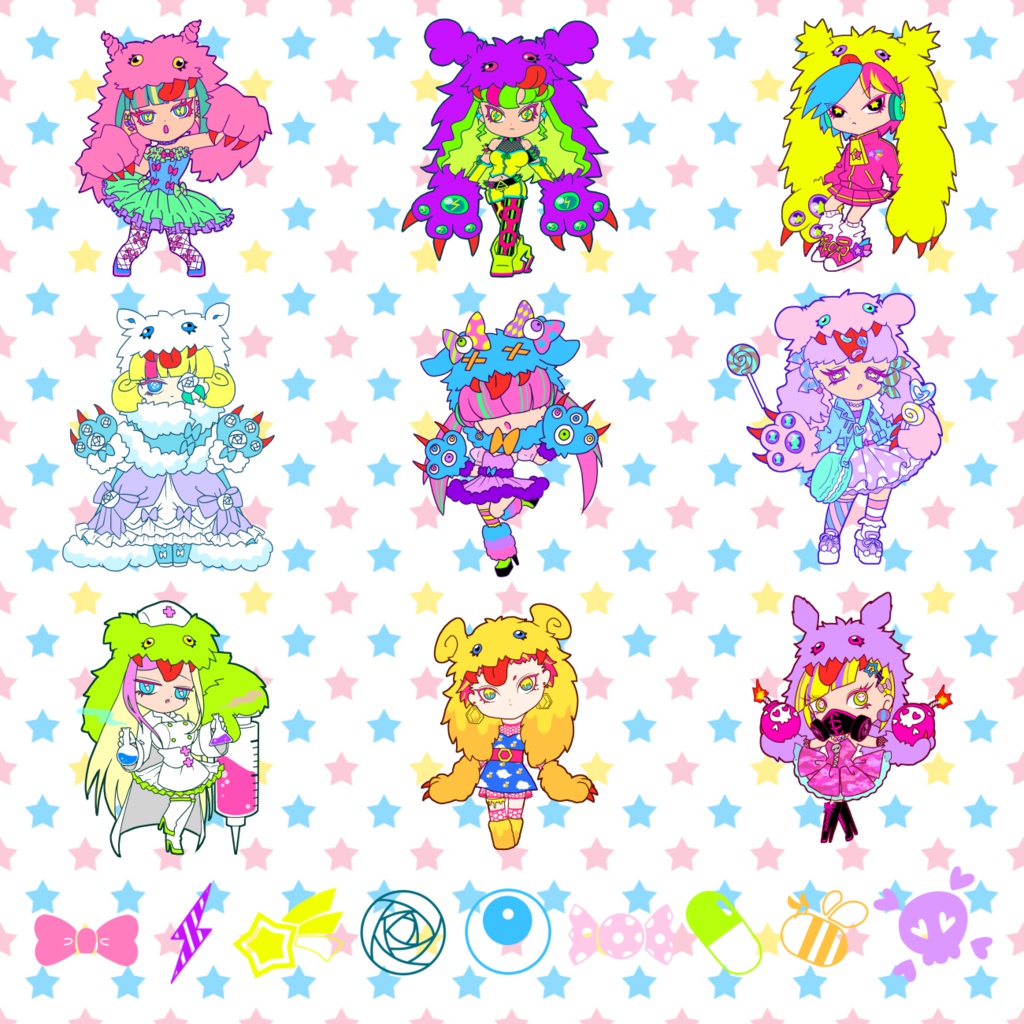 からふるぼでぃずアクリルキーホルダー(りぼん)