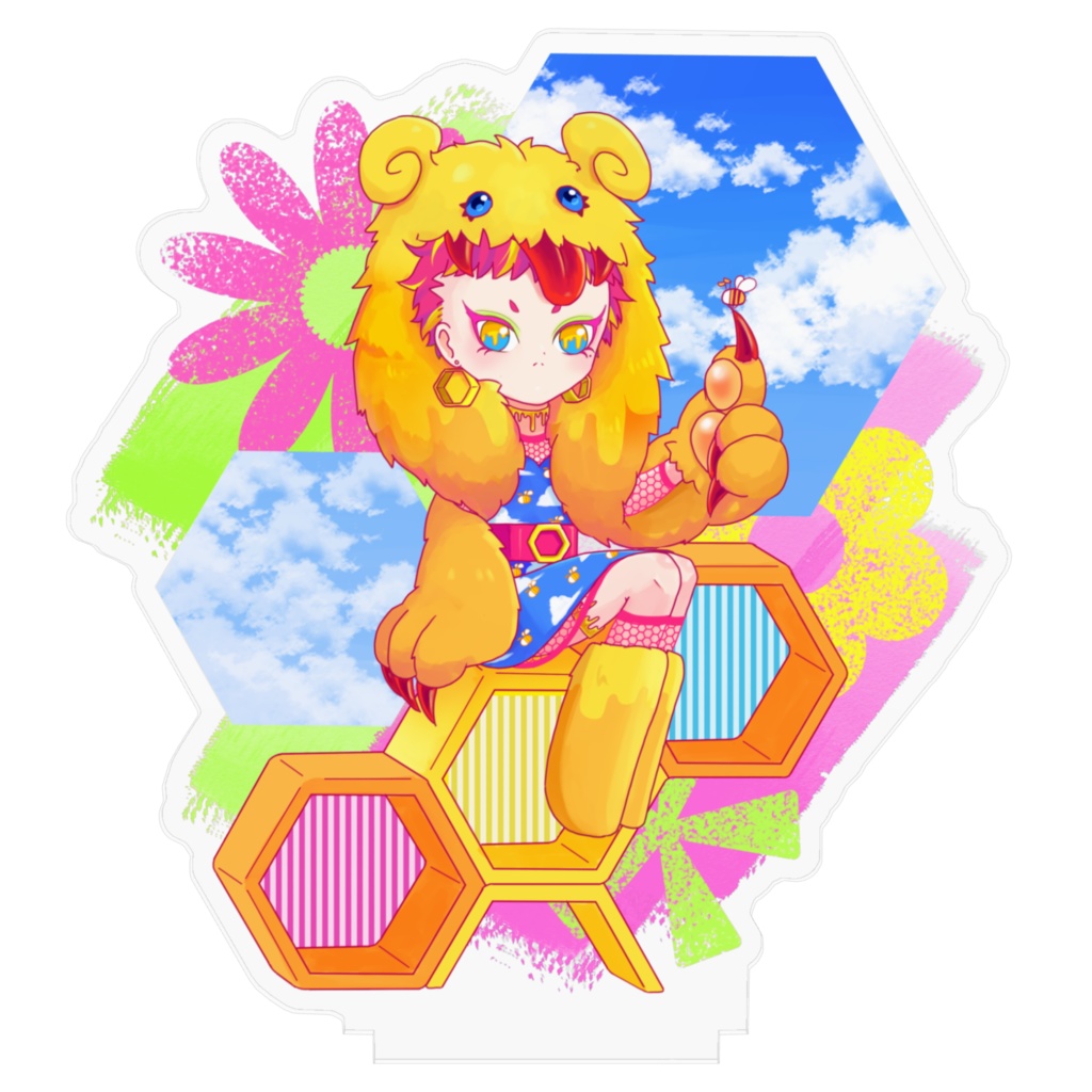 からふるぼでぃずアクリルフィギュアスタンド(みつばち)