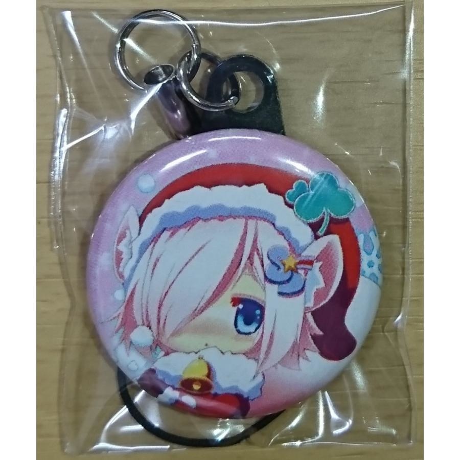 缶ストラップ　デフォたん　サンタver.