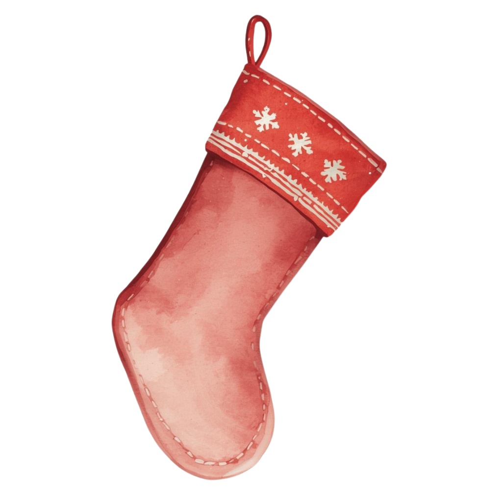 水彩アンティーク・クリスマスクリップアート10種セット