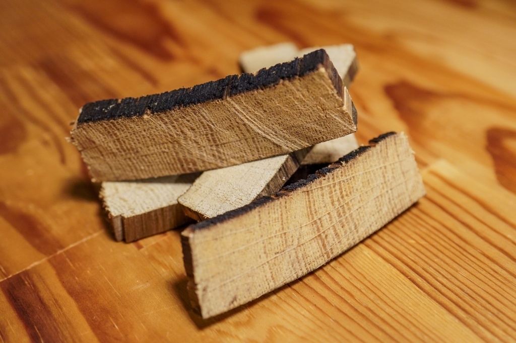 カット済みウイスキー樽