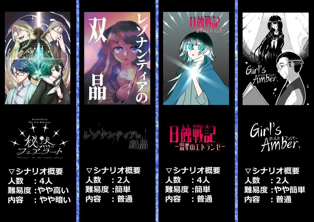 【電子版】【DX3rd】ダブルクロスシナリオ集 『Dodeca Xtal』SPLL:E107001