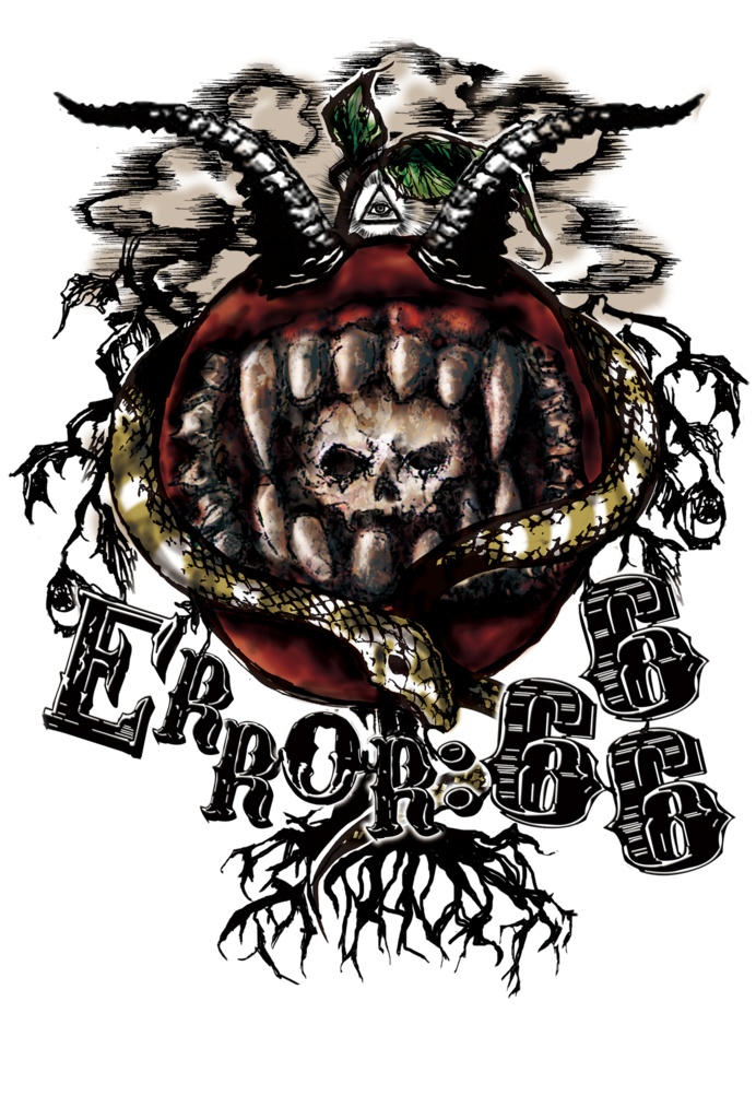 一撃必殺撲滅ジップパーカー BLACK