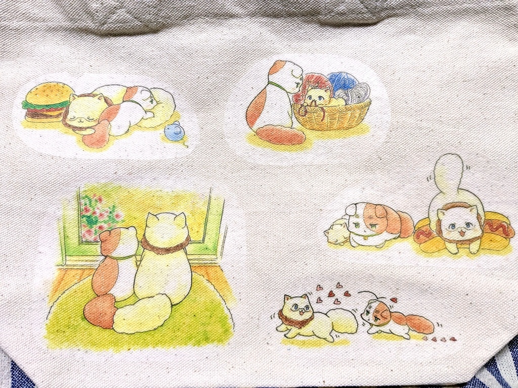 トートバッグ(ねこたりあべいえい・ちび猫べいえい)