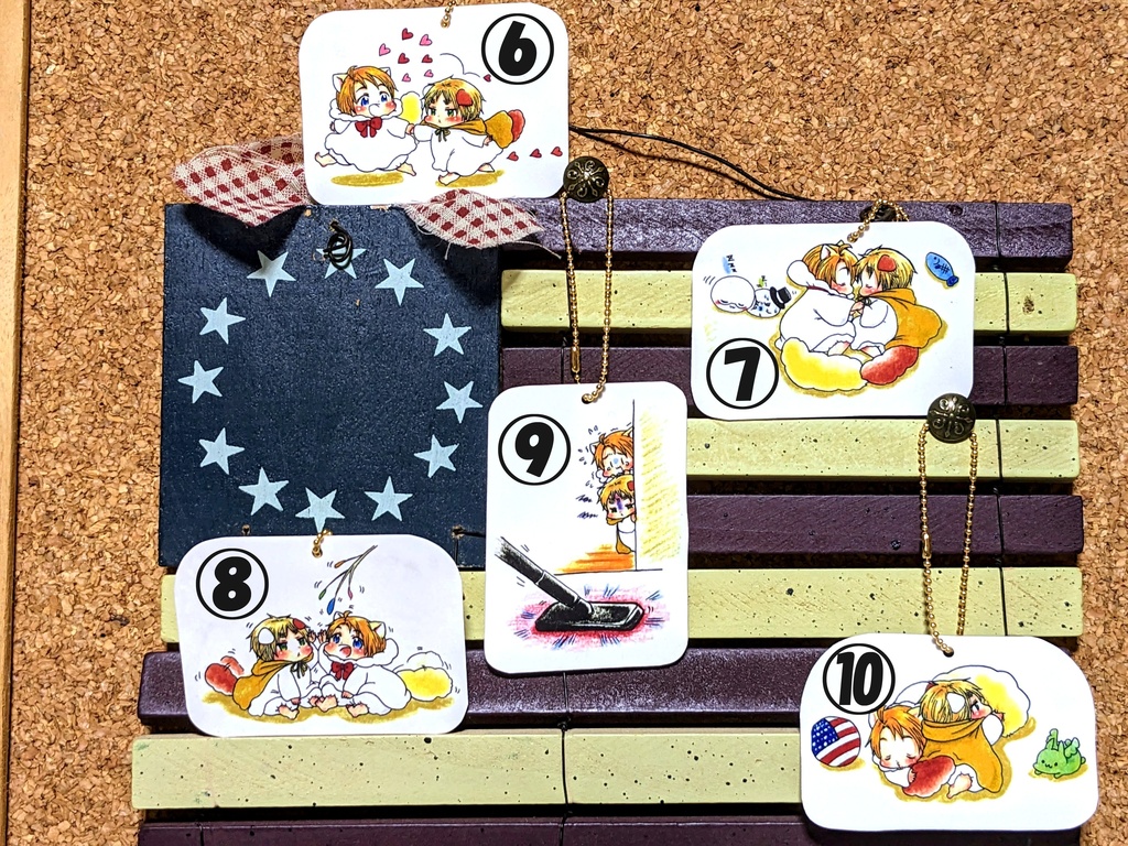 キーホルダー(ねこたりあべいえい・ちび猫べいえい)