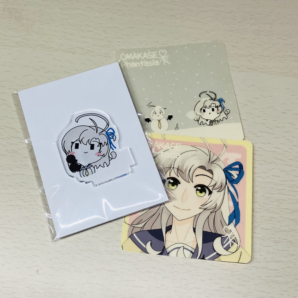 衣笠さんミニアクリルスタンド＆シールセット