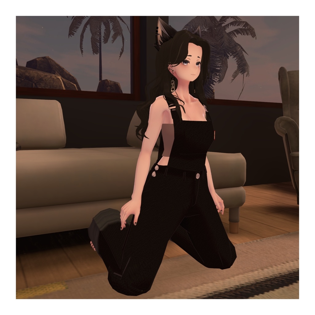 デニムオーバーオール【Lasyusha対応】