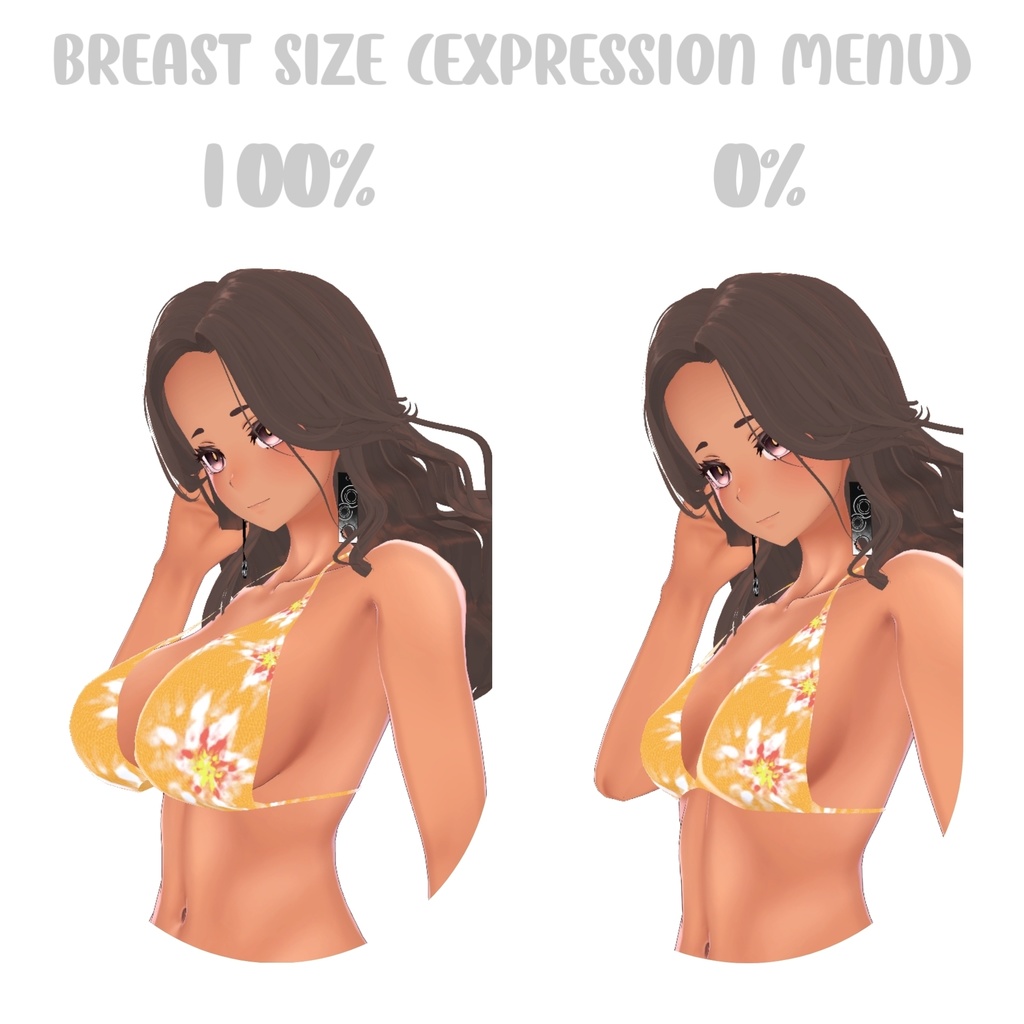 【Lasyusha対応】フラワープリントビキニ