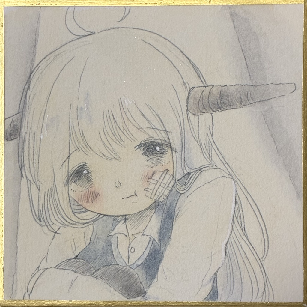 ミニ色紙原画