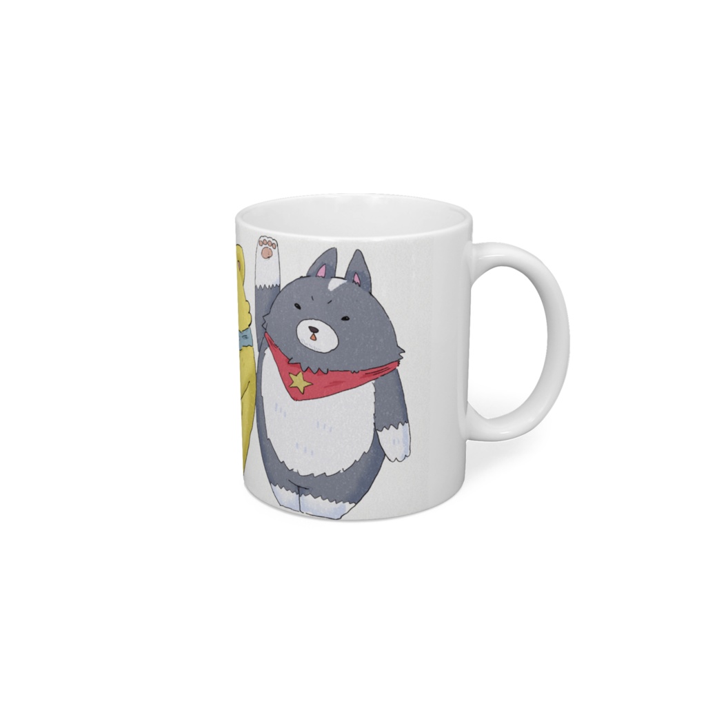 農家の犬マグカップ
