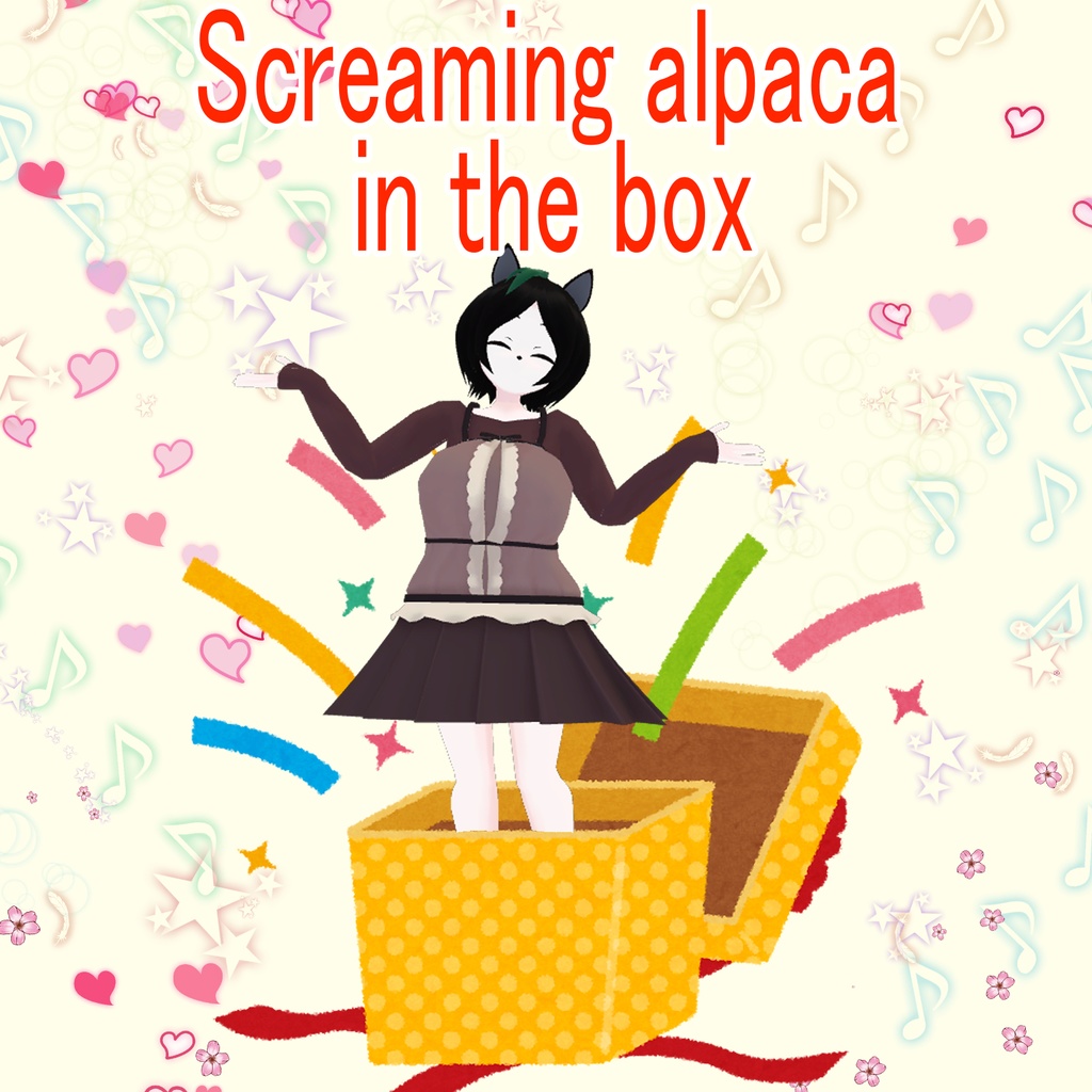 Screaming alpaca in the box