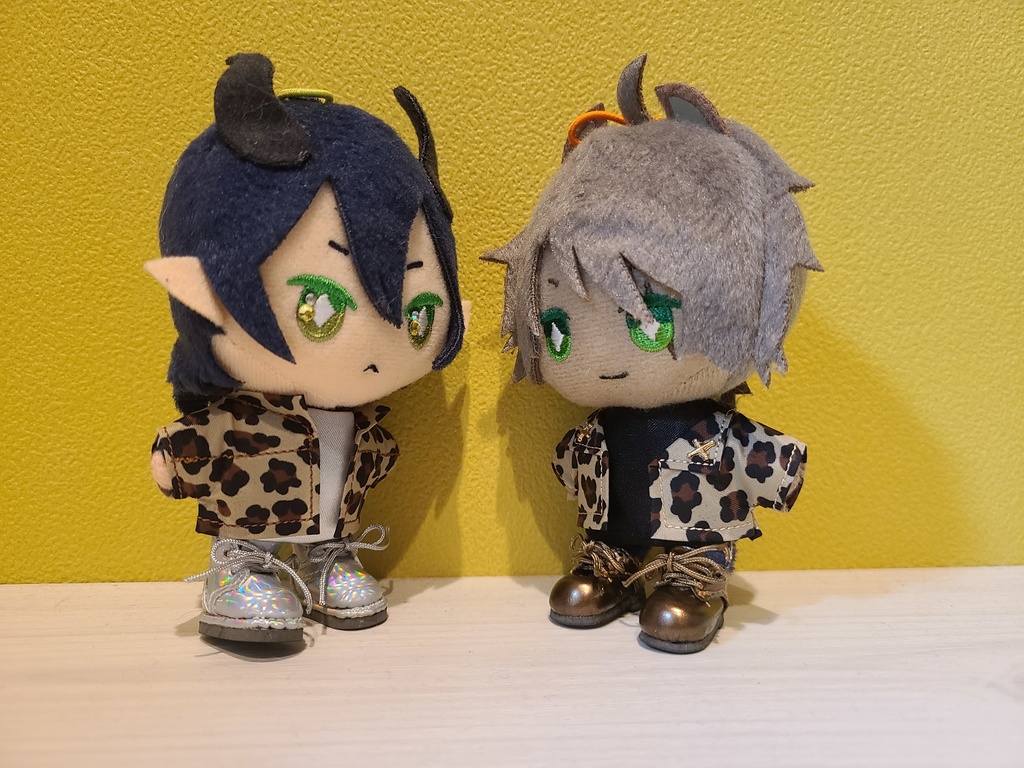 ヒョウ柄ジャケット🐅とサテンインナーセット