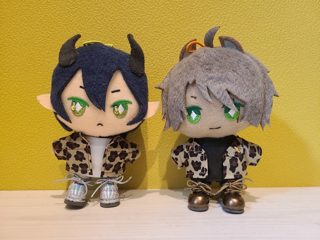 ヒョウ柄ジャケット🐅とサテンインナーセット