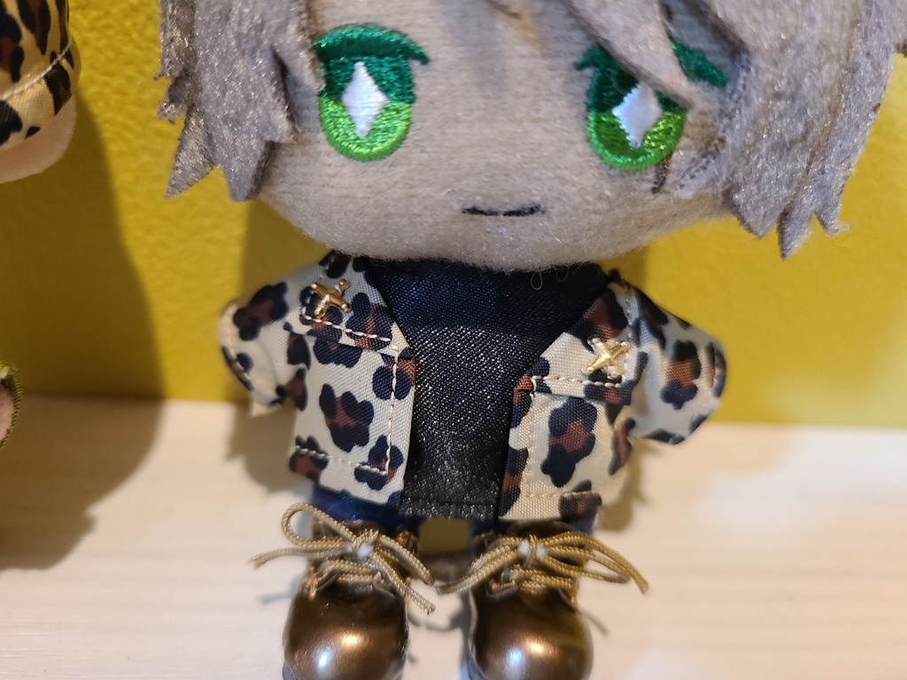 ヒョウ柄ジャケット🐅とサテンインナーセット