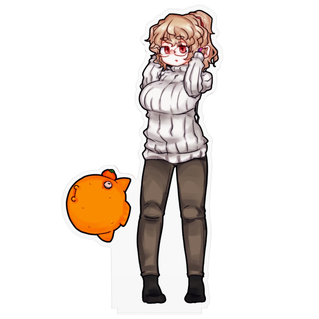 ふぐみかんアクリルフィギュア 2024年年末デザイン