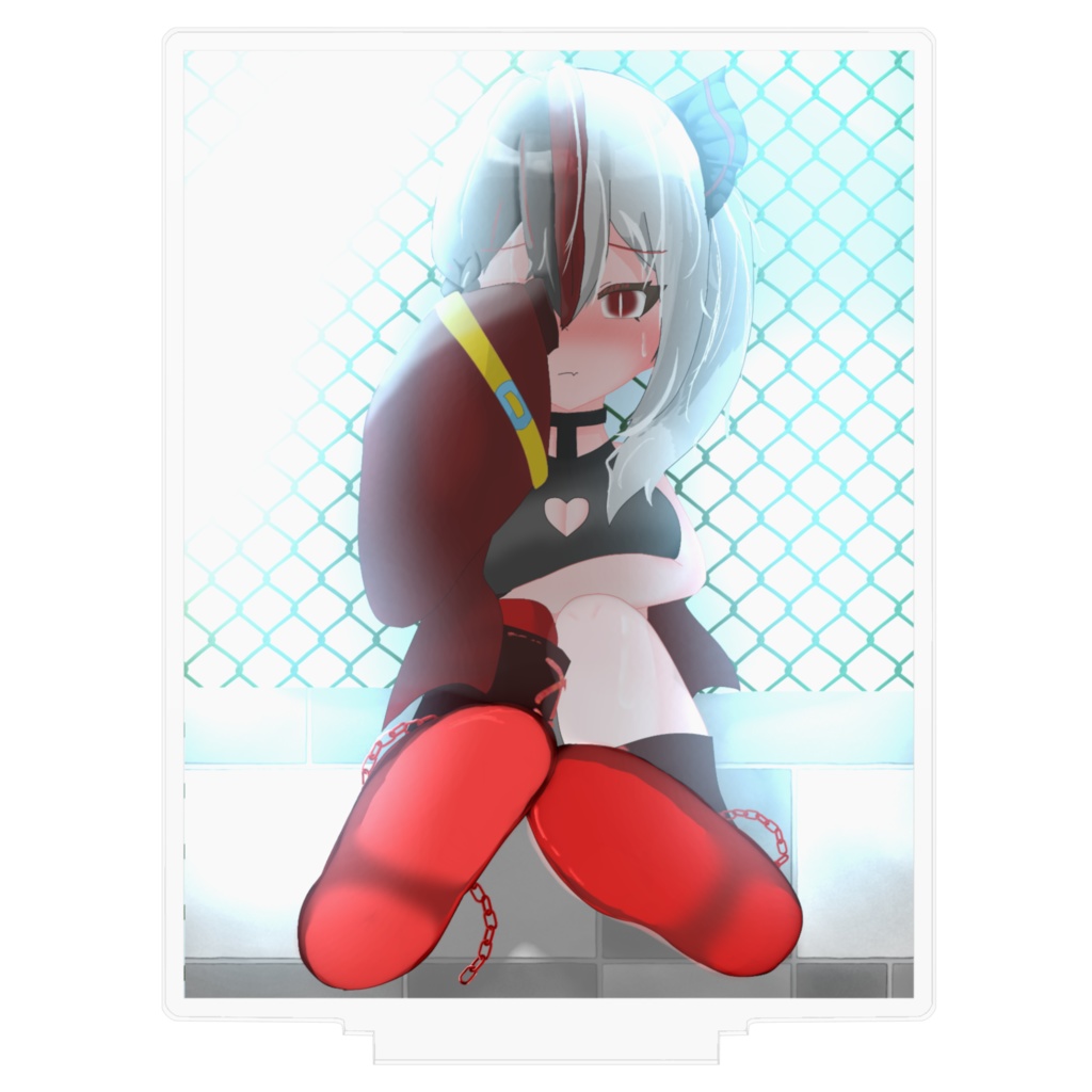 【森らむね。】暑い夏の放課後 アクリルフィギュア