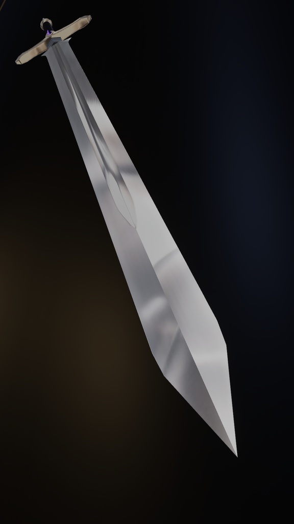 【VRChat想定】大剣 GREAT SWORD|抜刀ギミック・エンチャント・ワールド固定・武器ケース付き