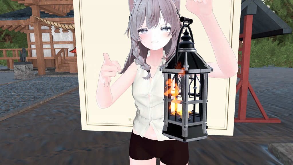 ワールドを照らせるランタン【VRChat想定 / PC専用 / MA対応】