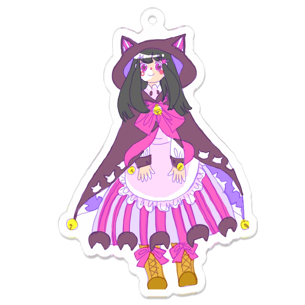 猫ずきんちゃん アクリルキーホルダー