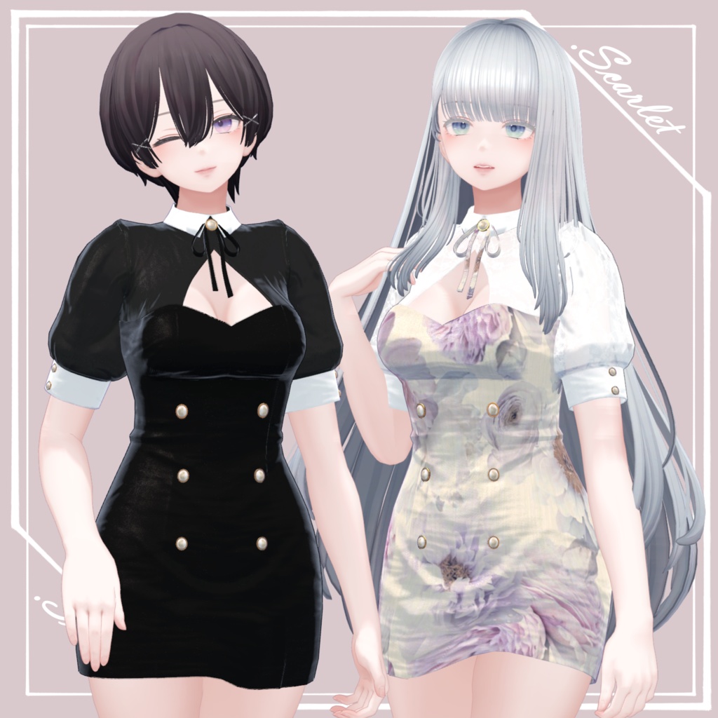 【SHINRA】GirlyTightOnepiece【VRChat】