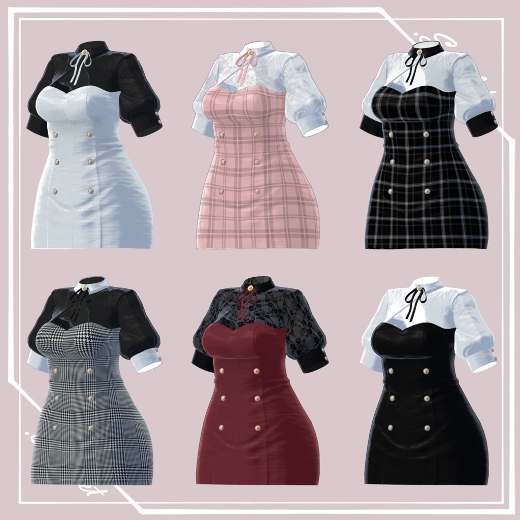 【Airi】GirlyTightOnepiece【VRChat】