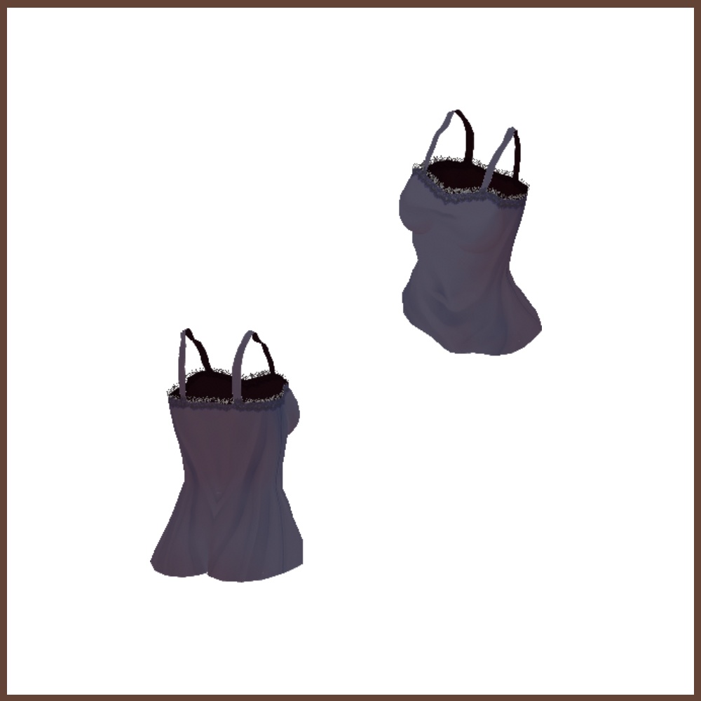 【女性VRoid用】キャミソールテクスチャ 【衣装・服・テクスチャ】