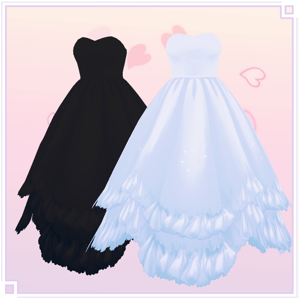 【正式版VRoid用】wedding dress【衣装・服・テクスチャ】