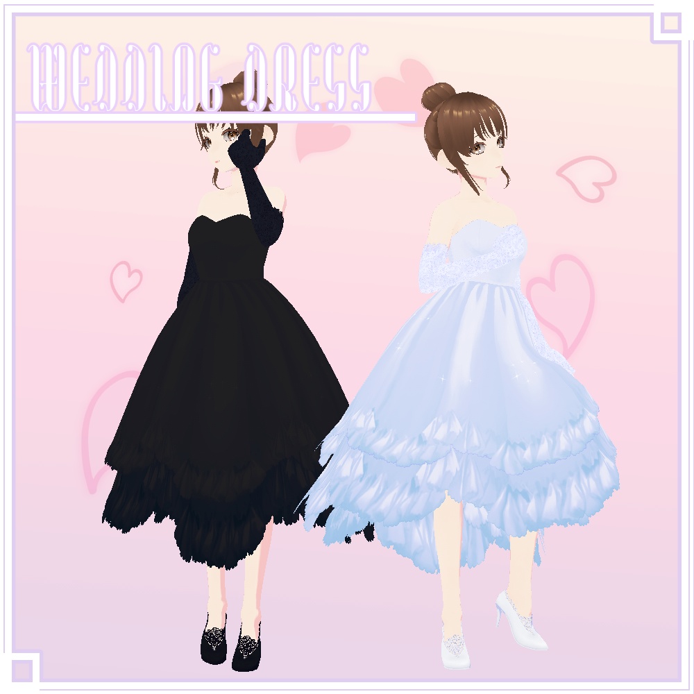 【正式版VRoid用】wedding dress【衣装・服・テクスチャ】
