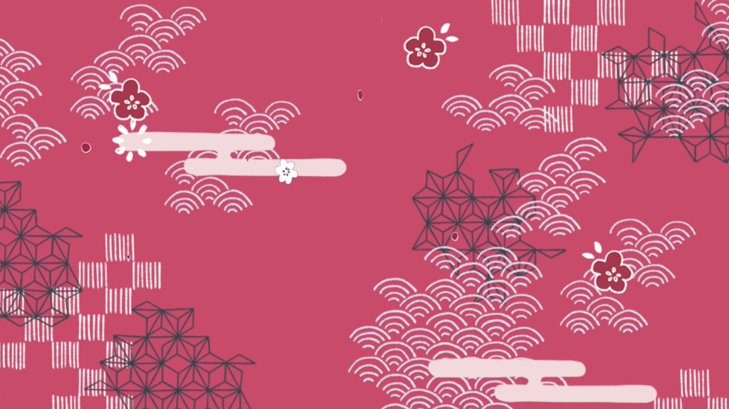 お正月　ループ動画