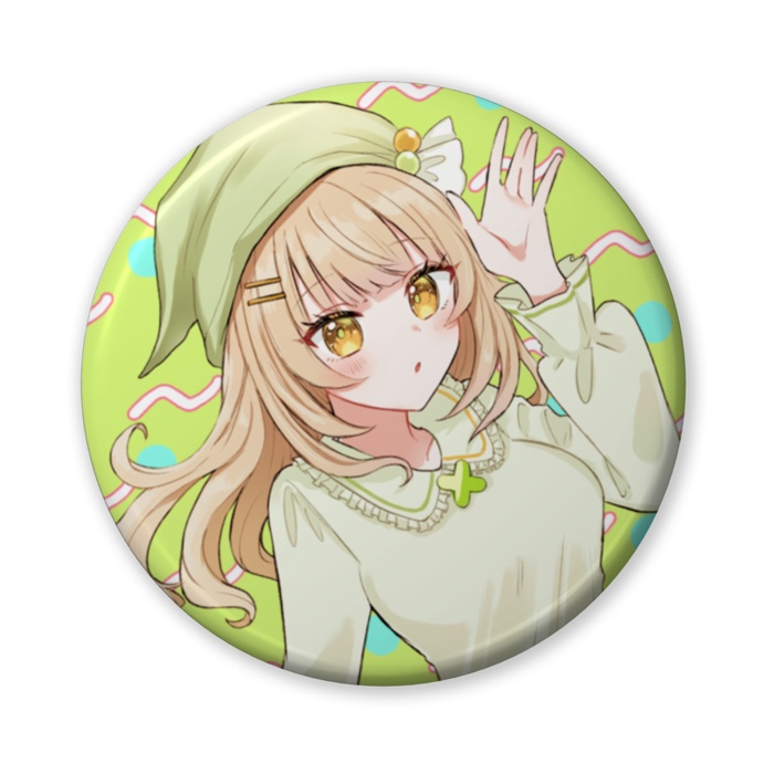 🍈🍍②メロぴねコラボ缶バッジ(2種類)