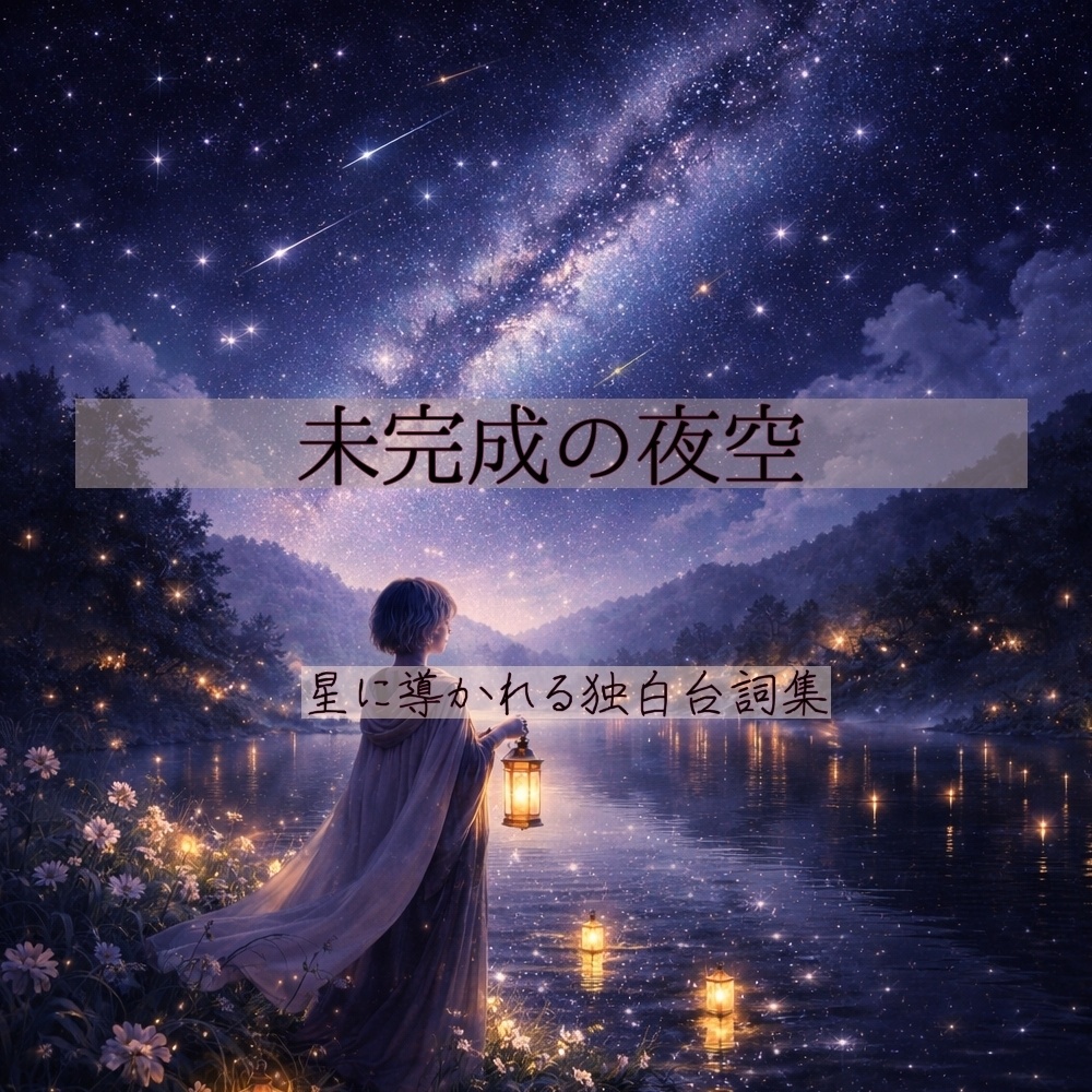 未完成の夜空 — 星に導かれる独白台詞素材集（15種）