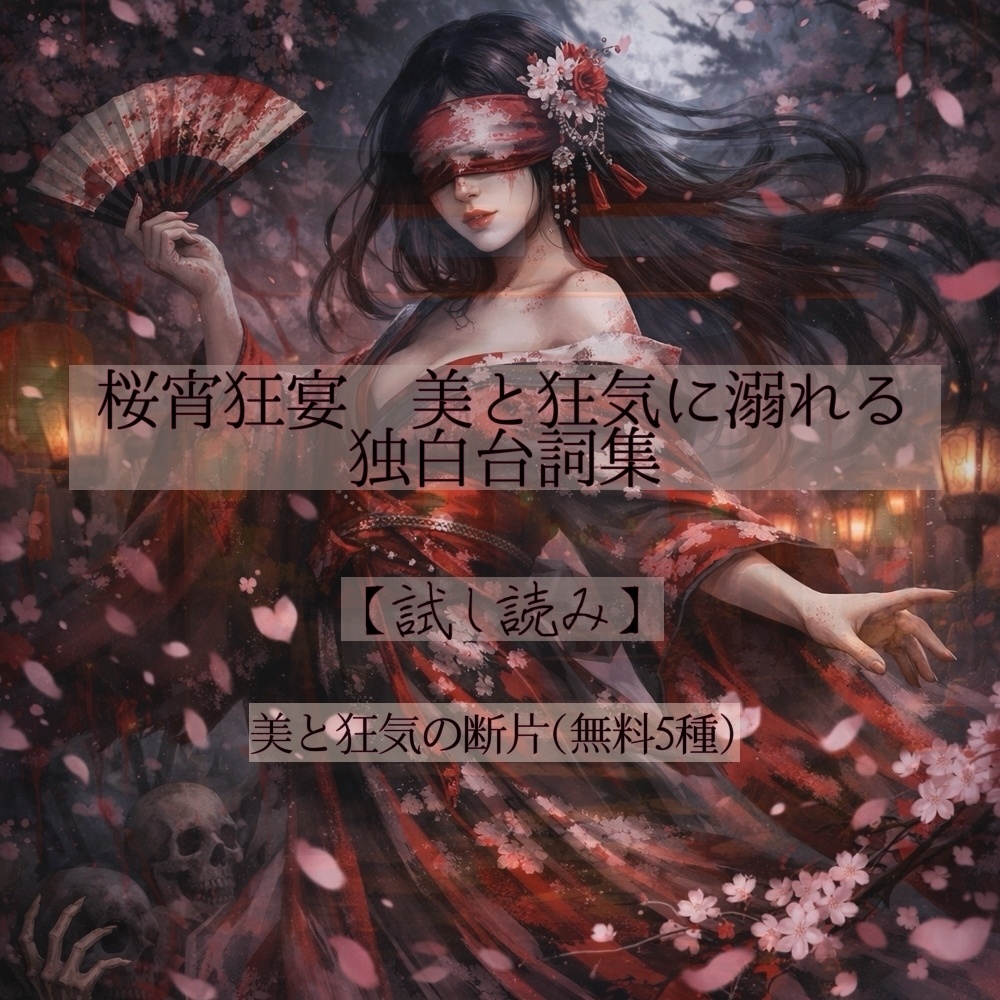 桜宵狂宴 — 美と狂気に溺れる独白台詞集 —