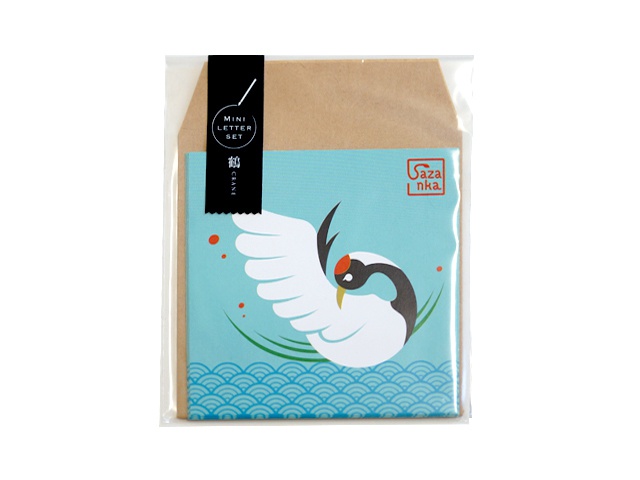 ミニレターセット『鶴』