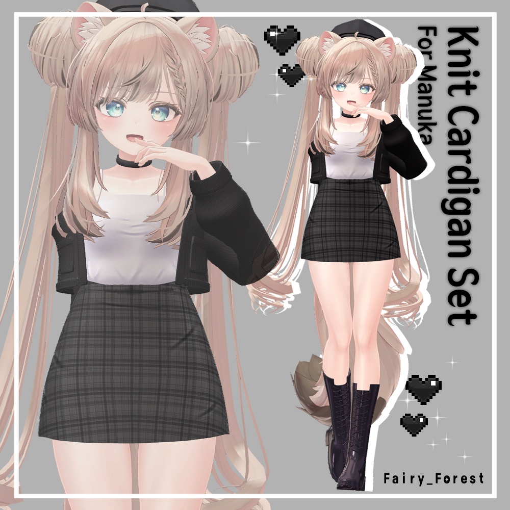 【Manuka】マヌカ Knit Cardigan Set (15color/瞳15色)