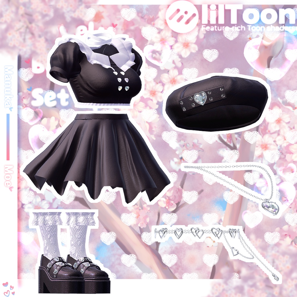 【3アバター対応】 Lovely BonBon Set Up (8color/瞳8色)