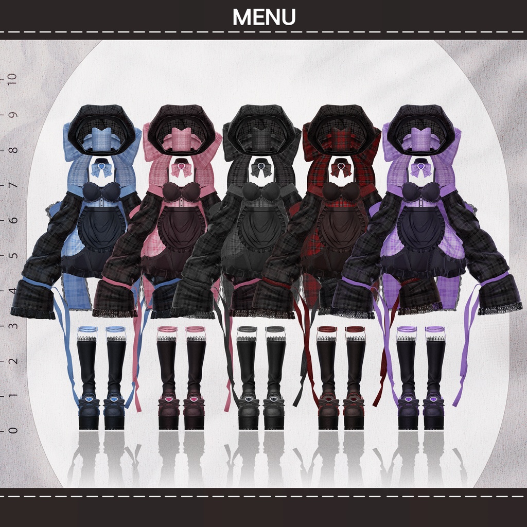 ♥【8アバター対応】Lovely Valen Chocolate Set Up