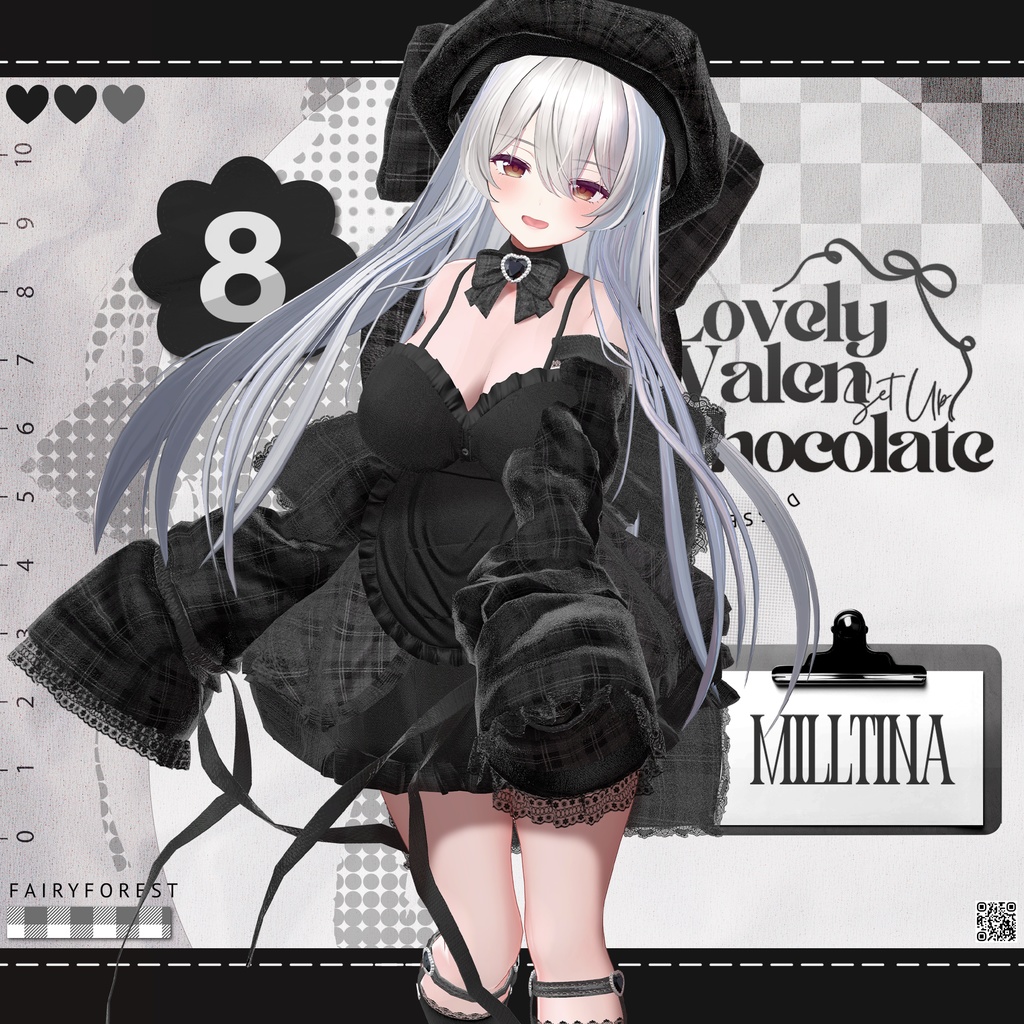♥【8アバター対応】Lovely Valen Chocolate Set Up