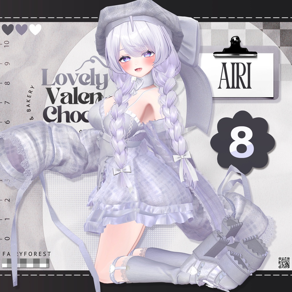 ♥【8アバター対応】Lovely Valen Chocolate Set Up
